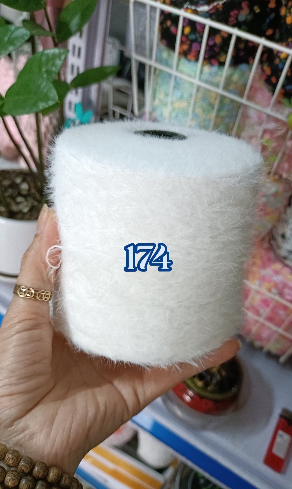 [ Thanh lý] Len mi nhật,mi dài  1cm búp 500g