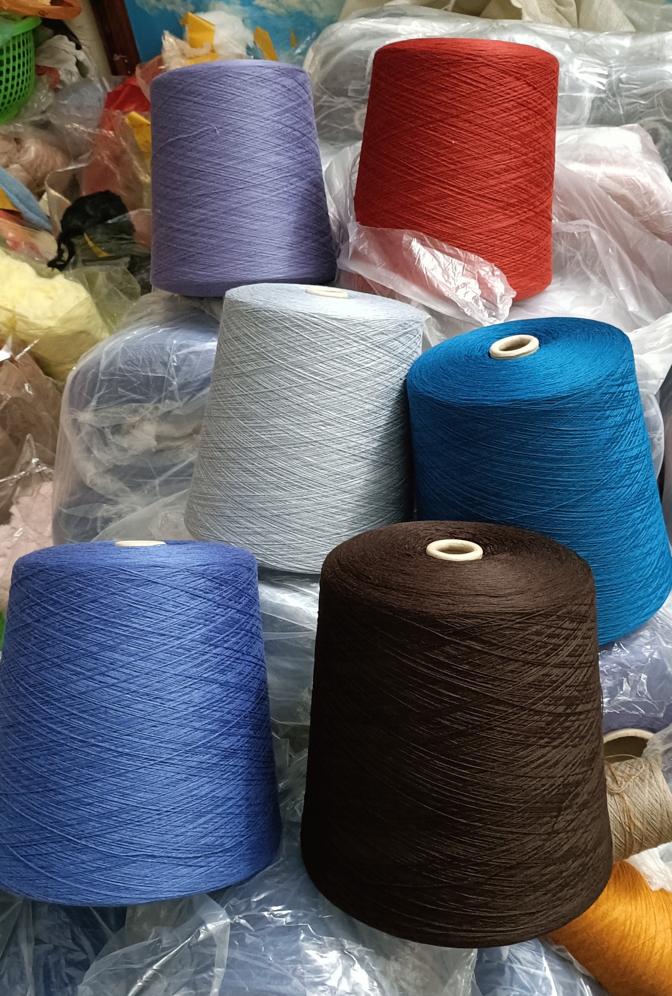 Len mùa đông 70% fine merino wool, 30% AC( sét 500g)